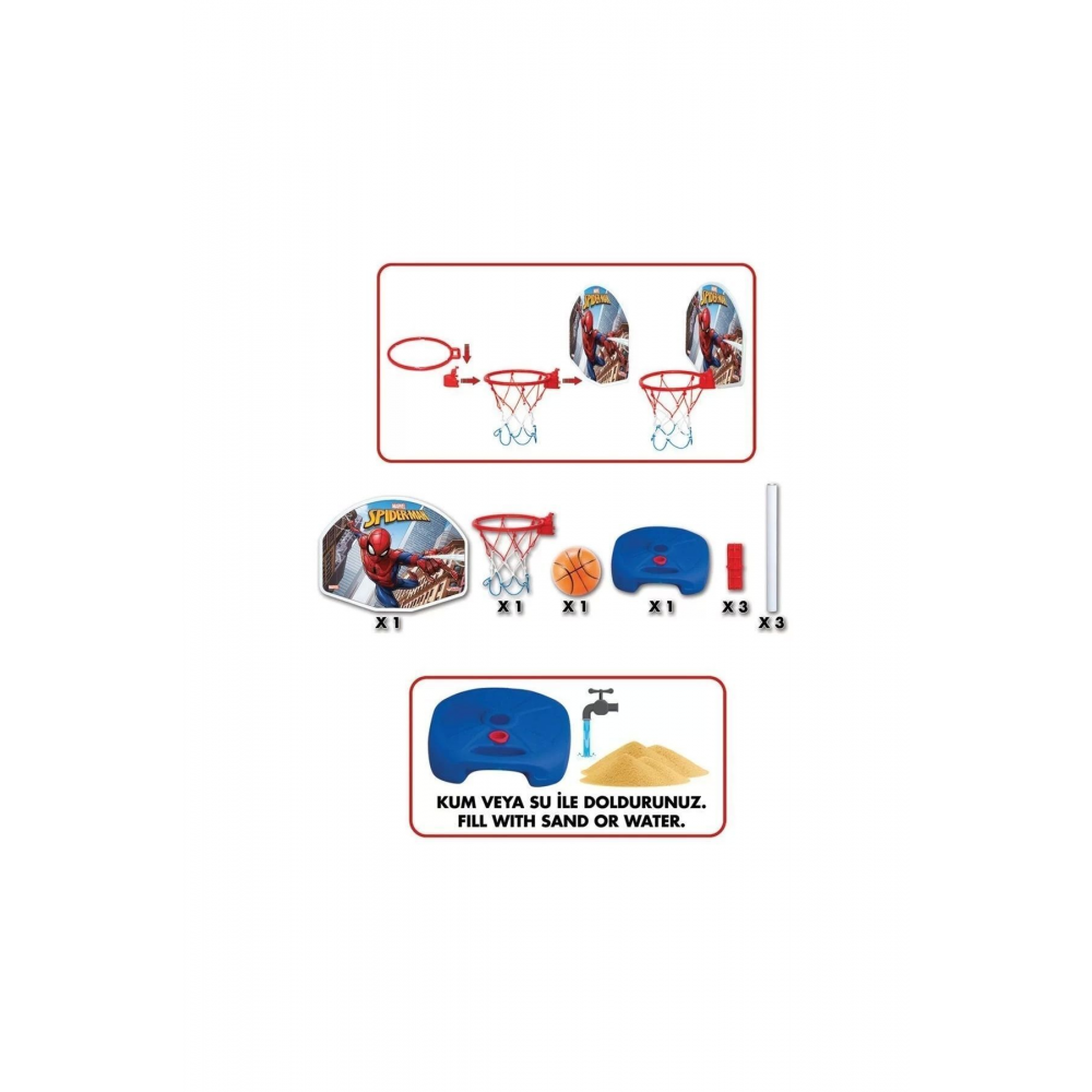 03404 , Spiderman Ayaklı Basket Potası