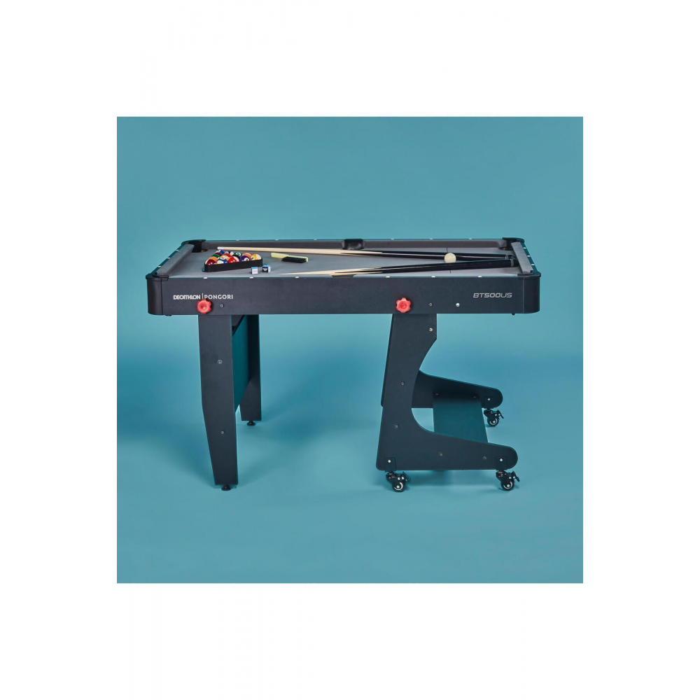 Katlanabilir Amerikan Bilardo Masası - Gri - BT500 US