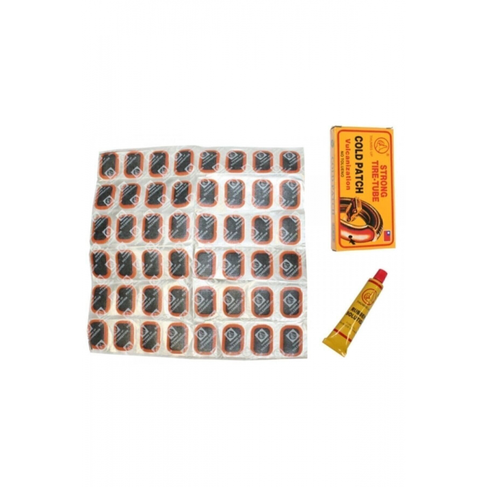 48 Li Bisiklet Lastik Tamir Yama Seti Soğuk Yama