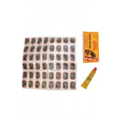 48 Li Bisiklet Lastik Tamir Yama Seti Soğuk Yama