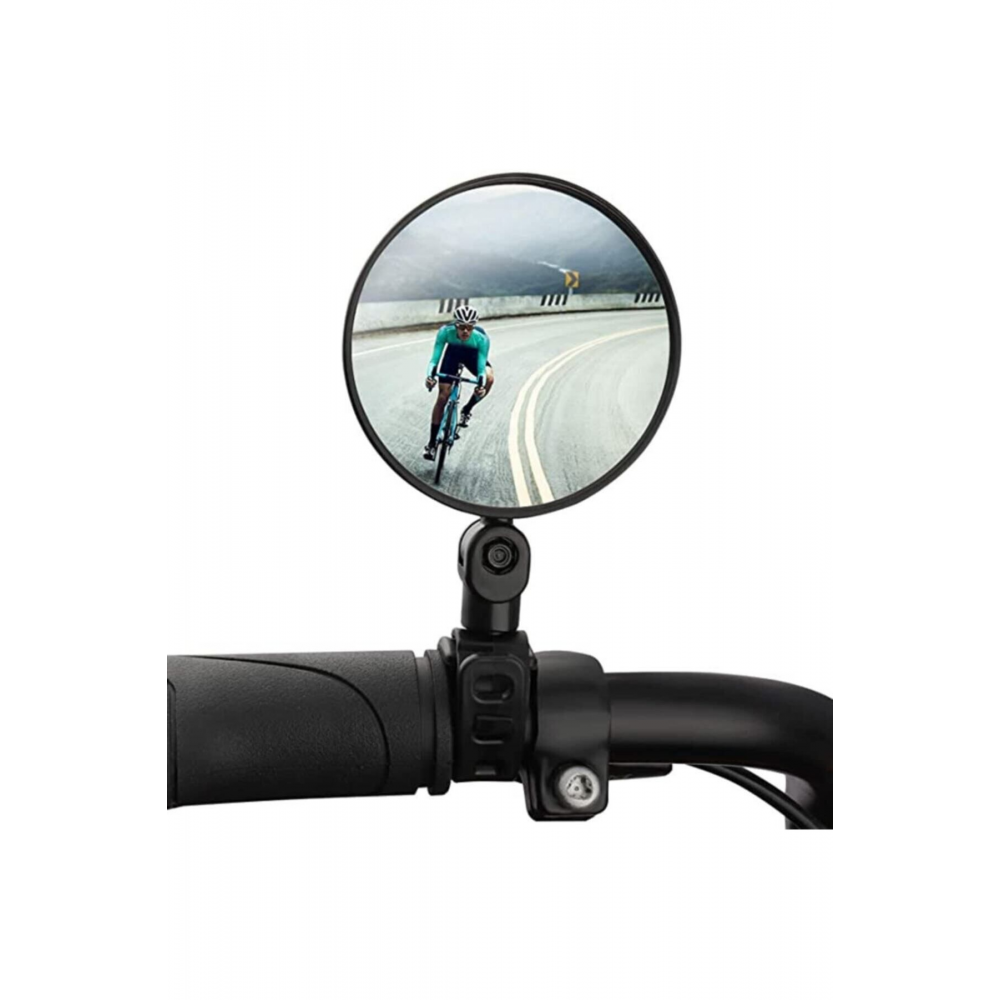 Bisiklet Dikiz Aynası Geniş Açılı Direksiyon Scooter Aynası Gidon Aynası Tek