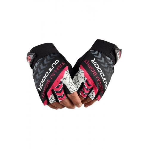 Yüksek Kalite Yarım Parmak Avuç Içi Kaymaz Outdoor Spor Fitness Dağcılık Bisiklet Eldiveni