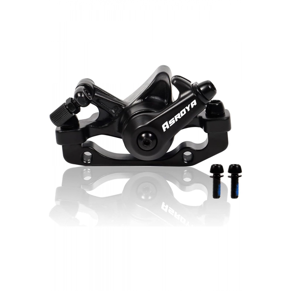 Bisiklet Mekanik Disk Fren Kaliper Seti Kaliper Rotor 160mm 6 Vidalı Balatalı