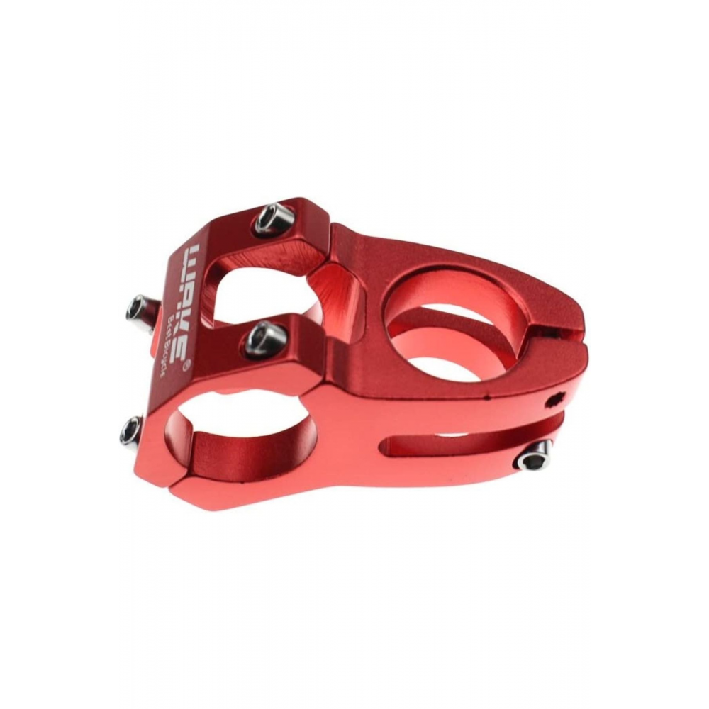 Wake Kırmızı Bisiklet Kısa Gidon Boğazı 40mm Bisiklet Yedek Parça Aksesuarı