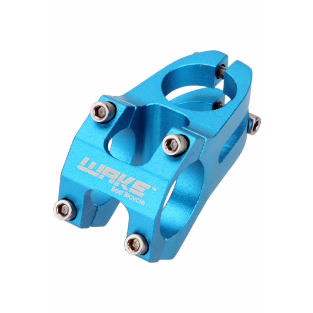 Wake Mavi Bisiklet Kısa Gidon Boğazı 40mm Bisiklet Yedek Parça Aksesuarı