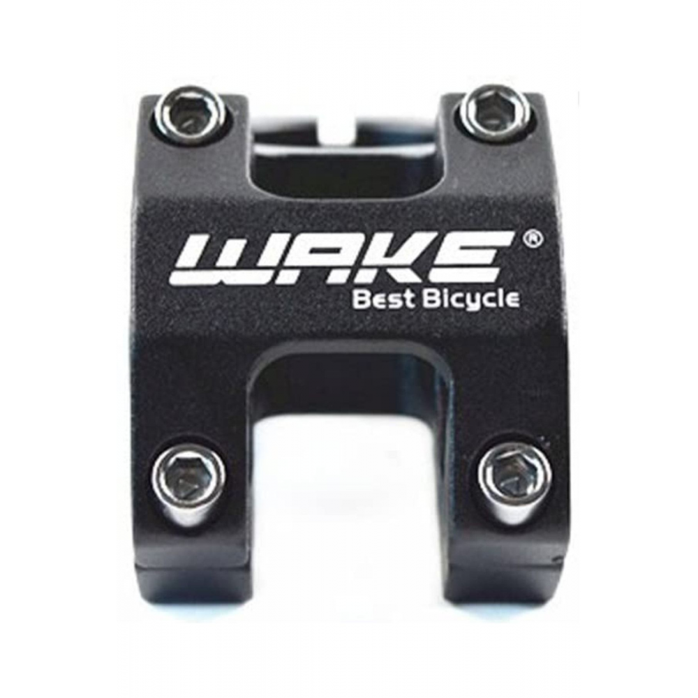 Wake Siyah Bisiklet Kısa Gidon Boğazı 40mm Bisiklet Yedek Parça Aksesuarı