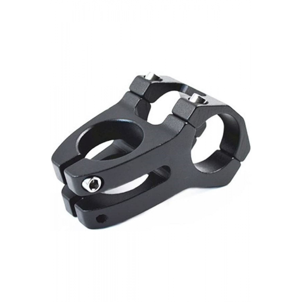 Wake Siyah Bisiklet Kısa Gidon Boğazı 40mm Bisiklet Yedek Parça Aksesuarı