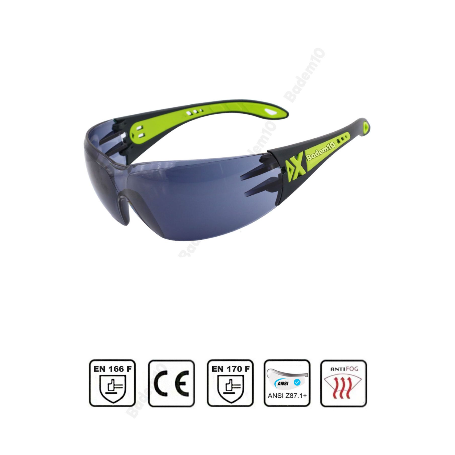 Bisiklet Koşu Güneş Gözlüğü Uv Korumalı Sporcu Bisikletçi Buğulanmaz Gözlük Füme Silikon Kulaklık