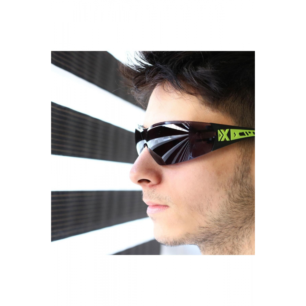 Bisiklet Koşu Güneş Gözlüğü Uv Korumalı Sporcu Bisikletçi Buğulanmaz Gözlük Füme Silikon Kulaklık