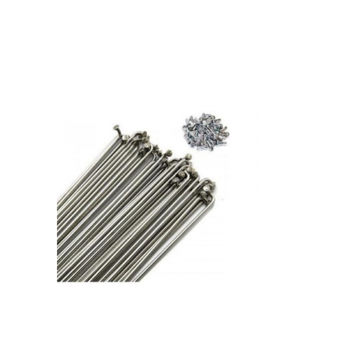 Bisiklet 16 Jant Teli 2mm X 141/145 [20 Adet] Sılver