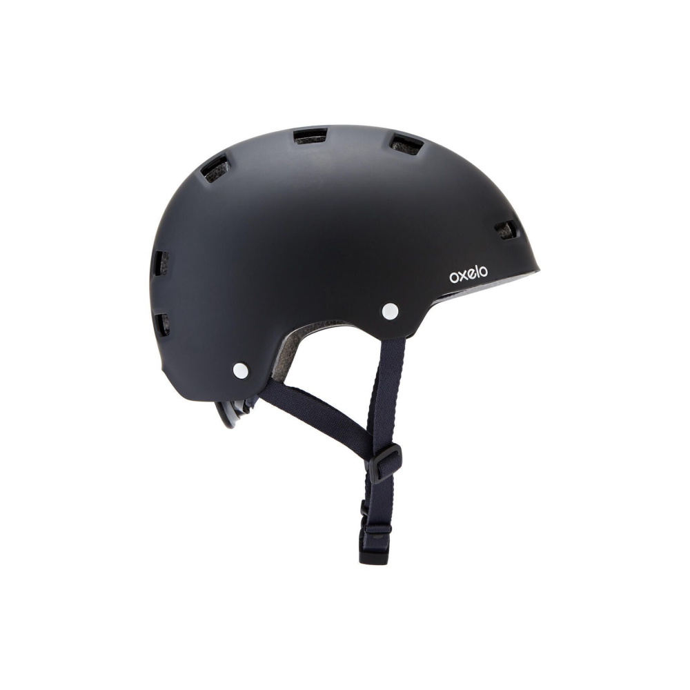 Oxelo Kask - Paten / Kaykay / Scooter - Siyah - Mf500