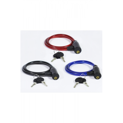 Zhongli 12 X 80 Cm Bisiklet Kilidi - Anahtarlı Çelik Halatlı Kilit