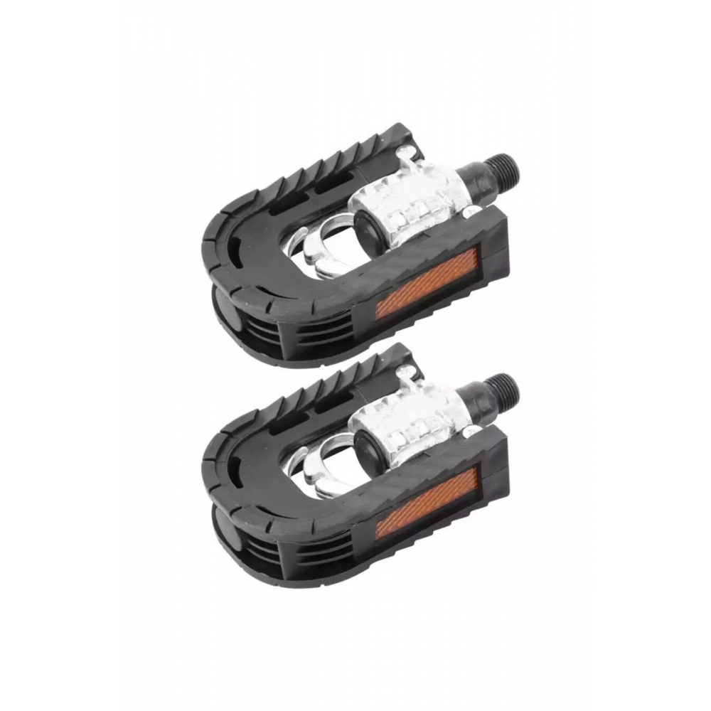 Reflektörlü Alüminyum Katlanır Bisiklet Pedalı