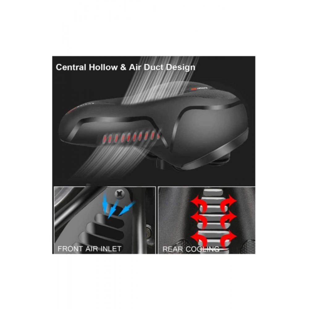 Bisiklet Geniş Rahat Yumuşak Yaylı Sele Koltuk Bisiklet Koltuğu Selesi Yedek Parça Aksesuar 26x21