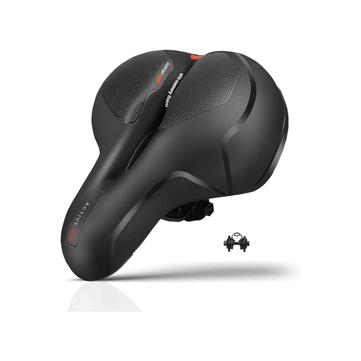 Bisiklet Sele Airzone Hava Kanallı Elastomer Yaylı Soft Doku A Kalite Mavi