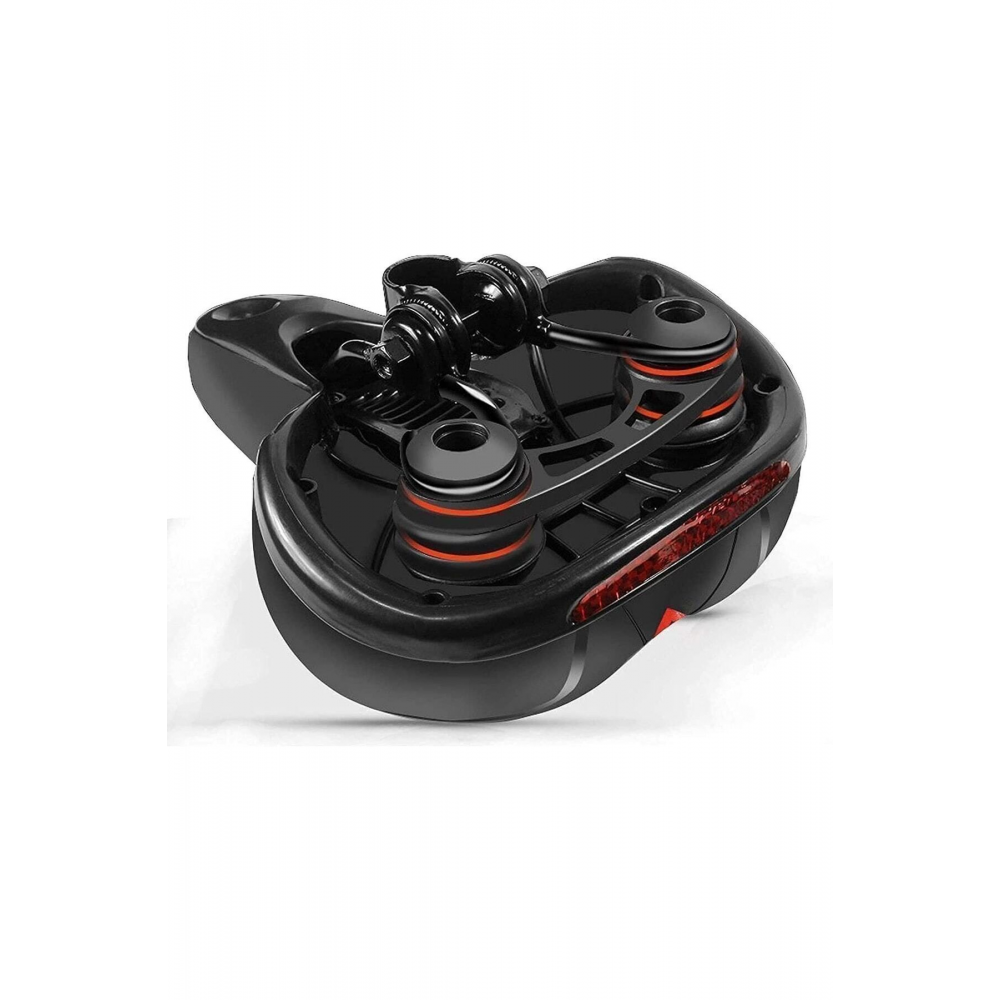 Bisiklet Sele Airzone Hava Kanallı Elastomer Yaylı Soft Doku A Kalite Mavi