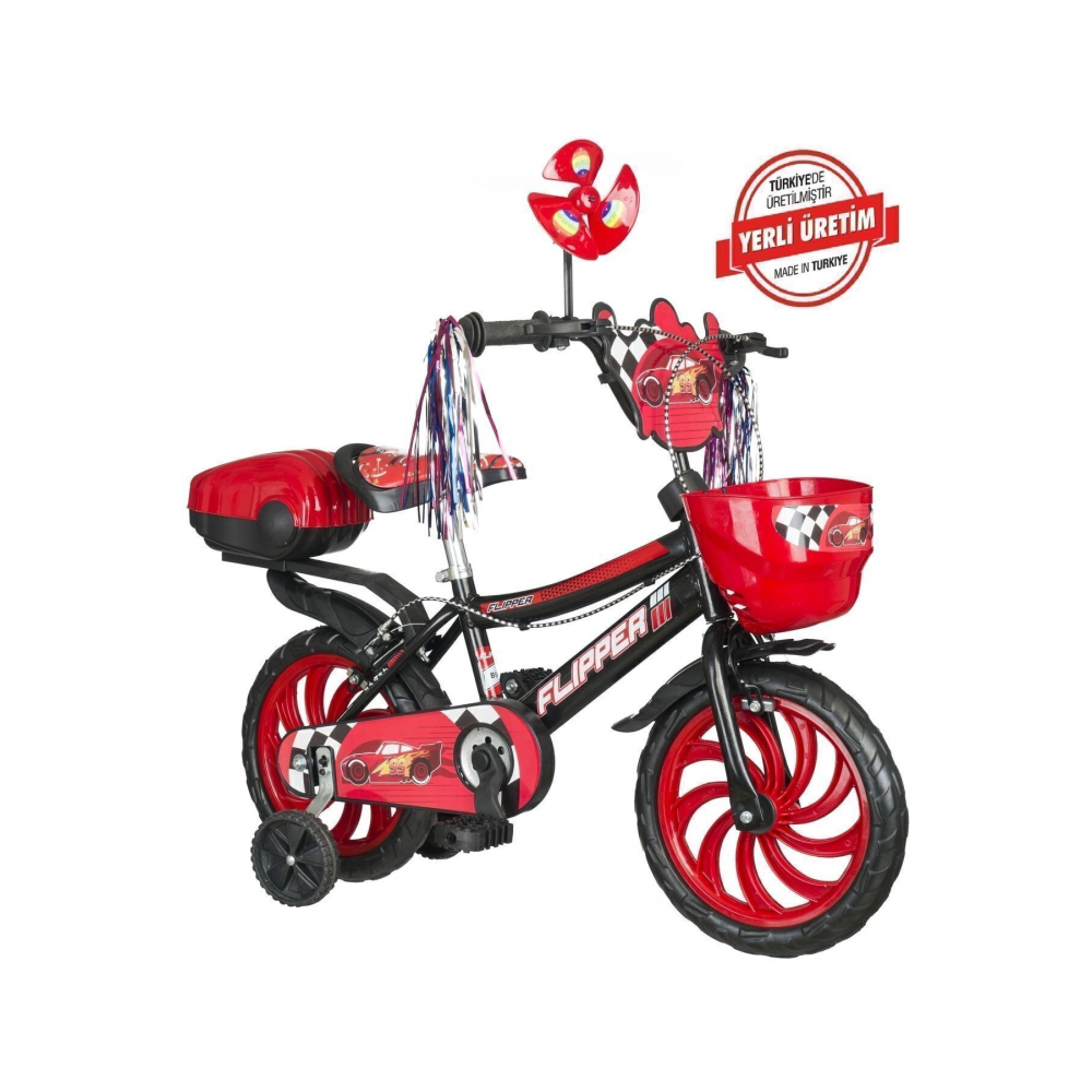 15 Jant Kırmızı Erkek Çocuk Bisikleti