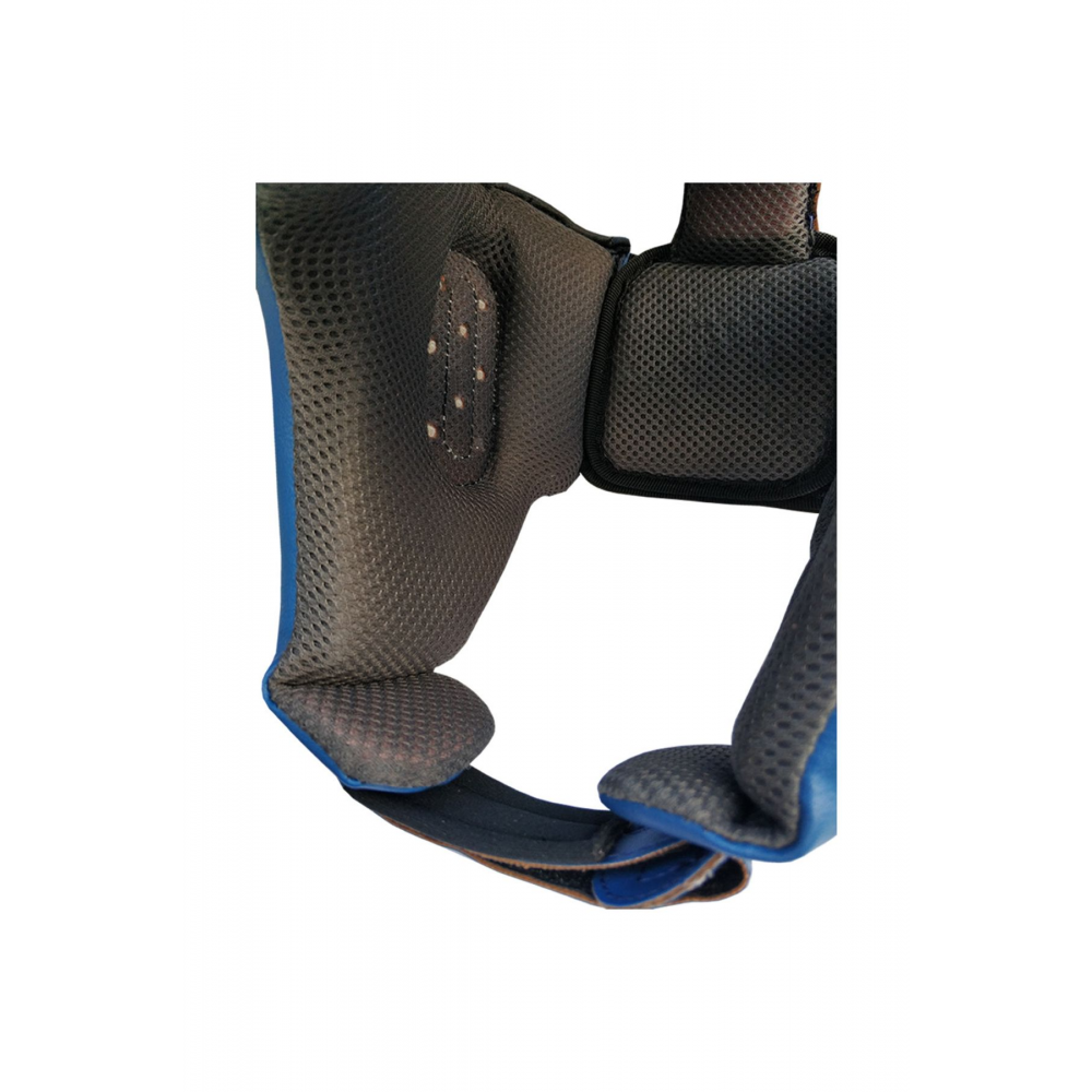 Boks Kaskı Kafa Koruyucu Kask Amatör Müsabaka Modeli Mavi S