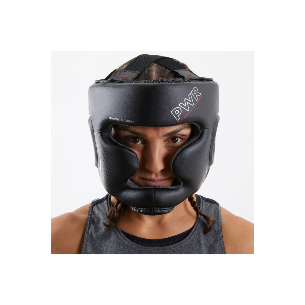 Outshock Boks Kaskı - Yetişkin - Siyah - 500