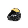 Yüz Korumalı Siyah Sarı Antreman Boks Kaskı