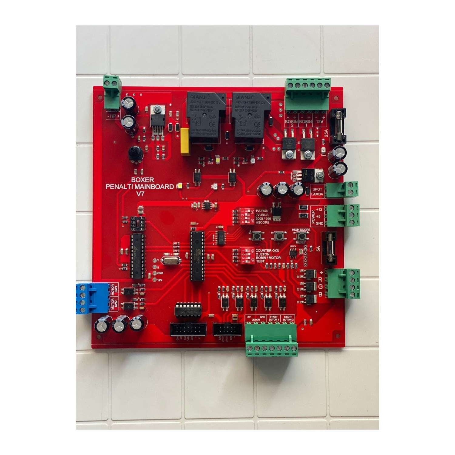 Boks Makinası Anakartı