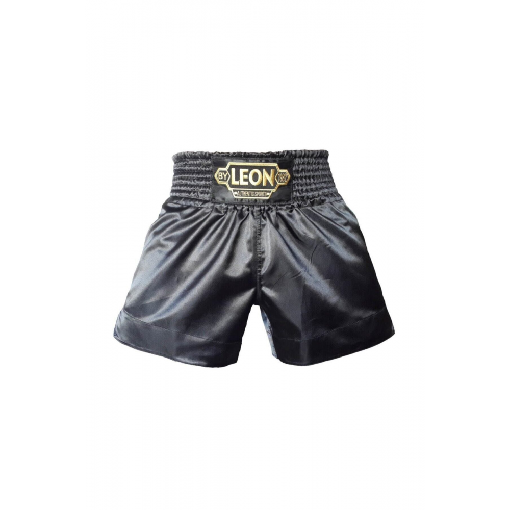 Leon Ground Kick Boks Ve Muay Thai Şortu Siyah