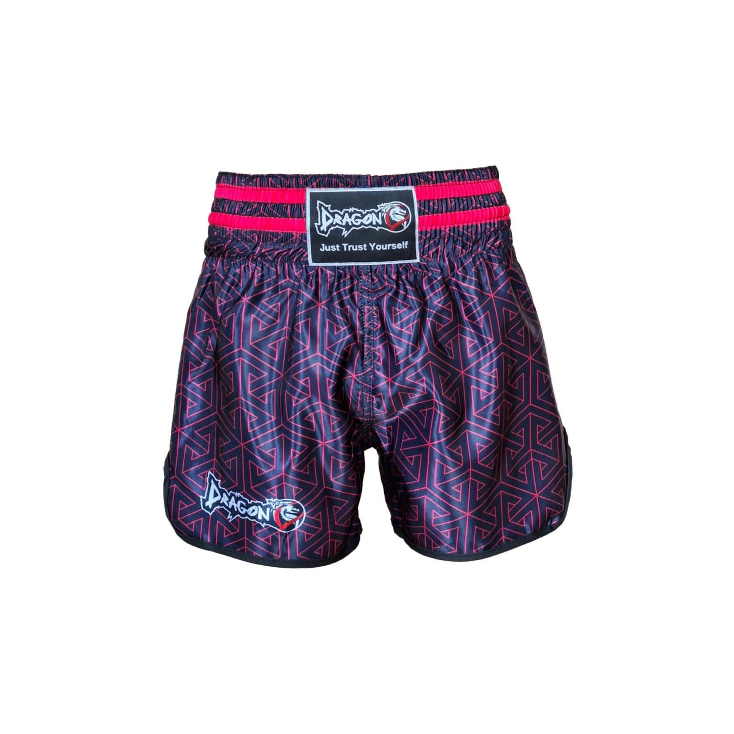 MT3442 Muay Thai Şortu Kick Boks Şort Neon Pembe Dijital Baskılı Şort