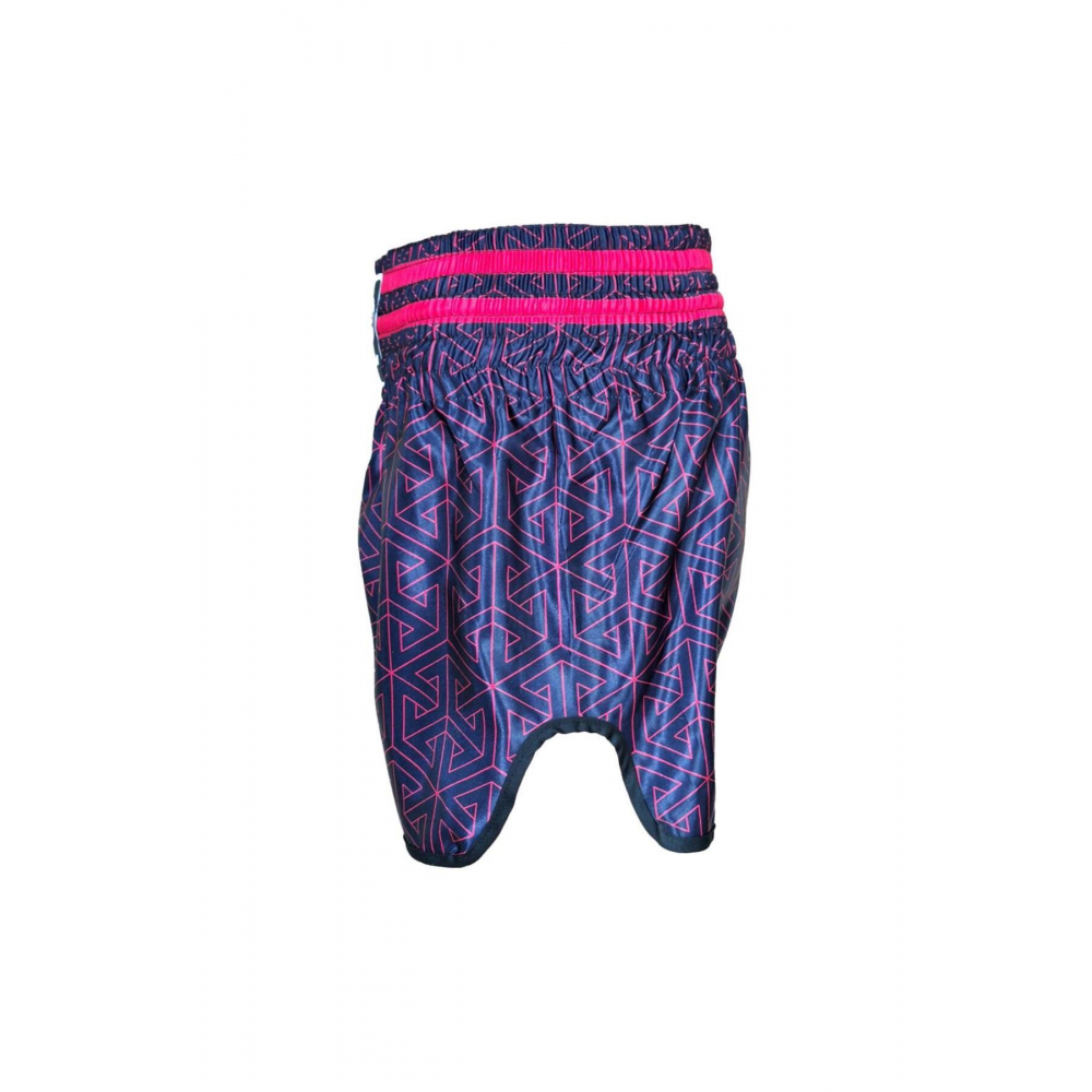 MT3442 Muay Thai Şortu Kick Boks Şort Neon Pembe Dijital Baskılı Şort