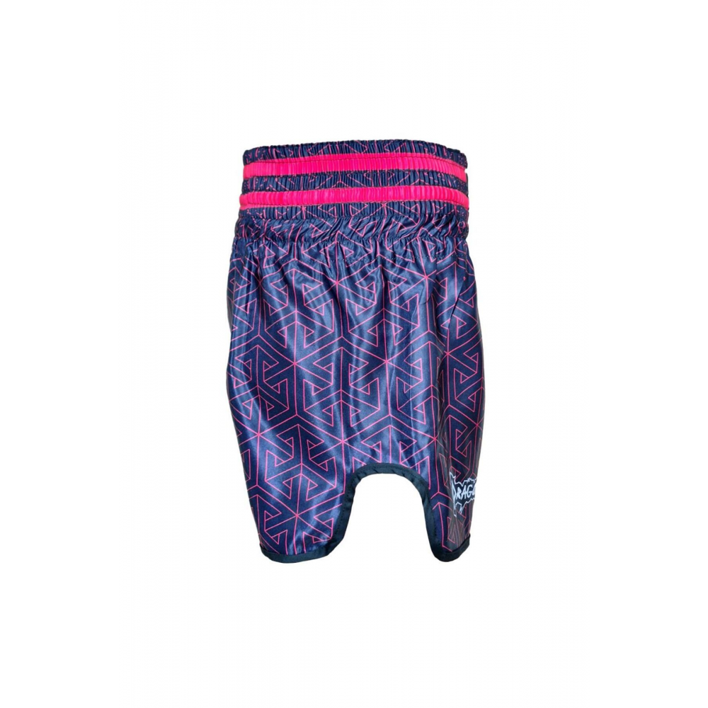 MT3442 Muay Thai Şortu Kick Boks Şort Neon Pembe Dijital Baskılı Şort