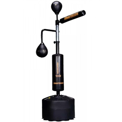 Boks Hedef Rotasyon Hız Topu Boks Kapsamlı Döner Çubuk Hedefi 1.60 Cm -200 Cm Yükseklik Siyah