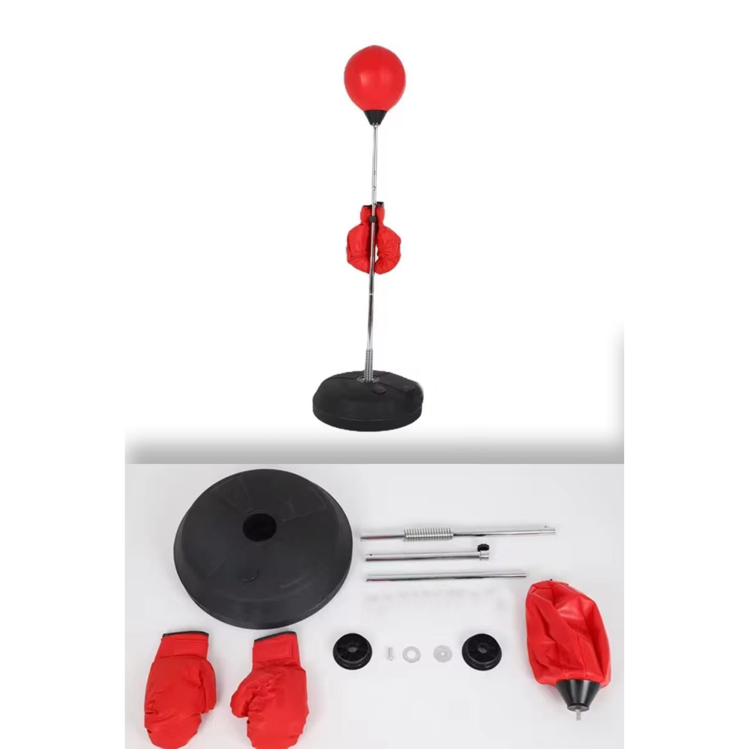 Profesyonel Boyu Ayarlanabilir Puching Ball Boks Standı Boks Kondisyon Aleti Eldiven Hediyeli