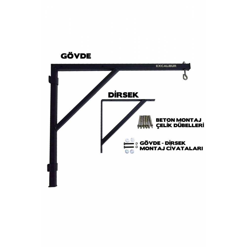 Boks Kum Torbası Duvar Askı Aparatı Orta Boy