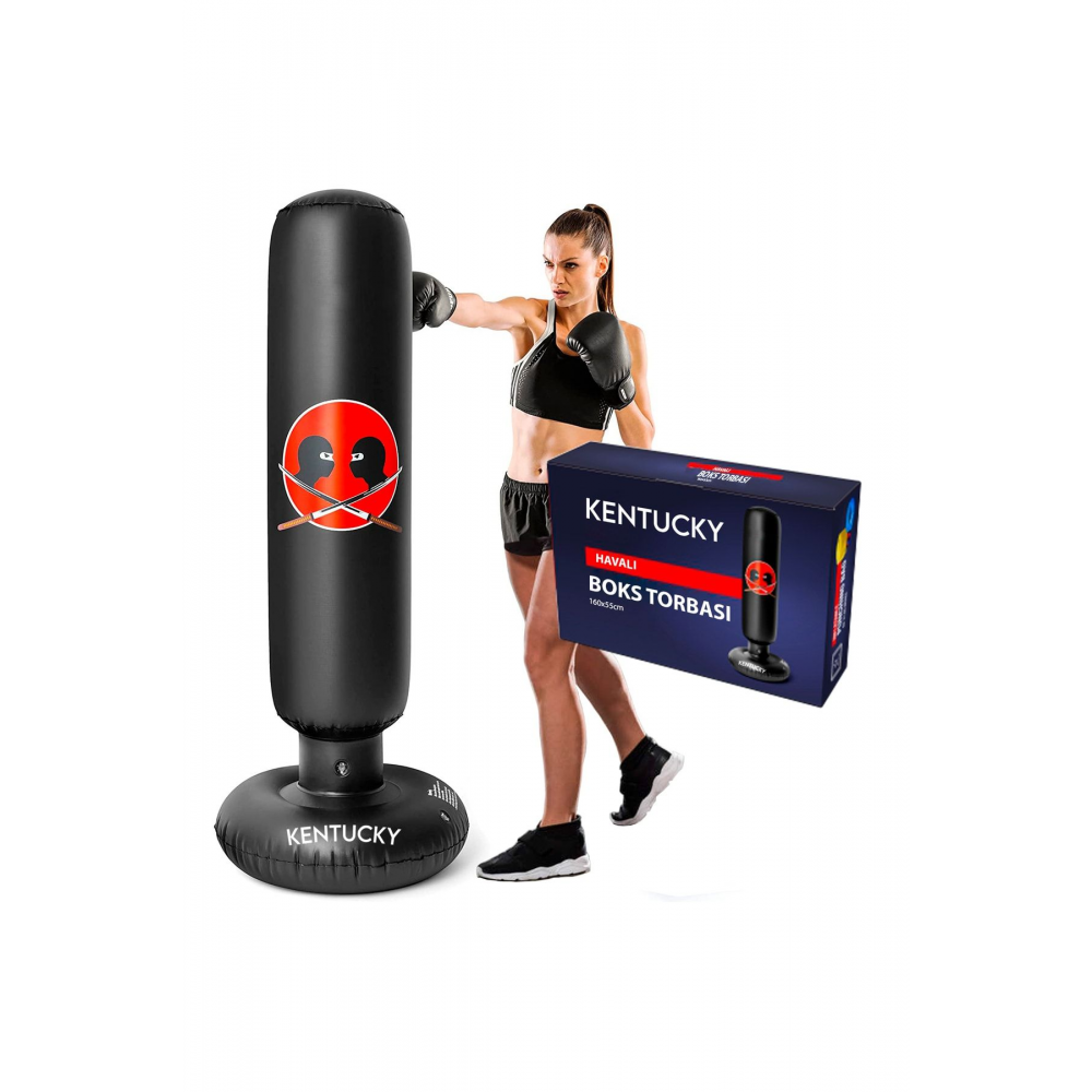 160 Cm Dikey Ayaklı Şişme Boks Torbası