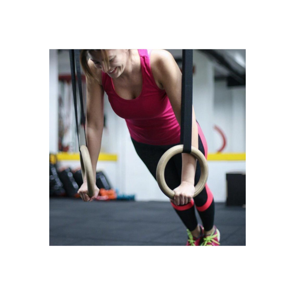 Crossfit-jimnastik Halkası Ahşap