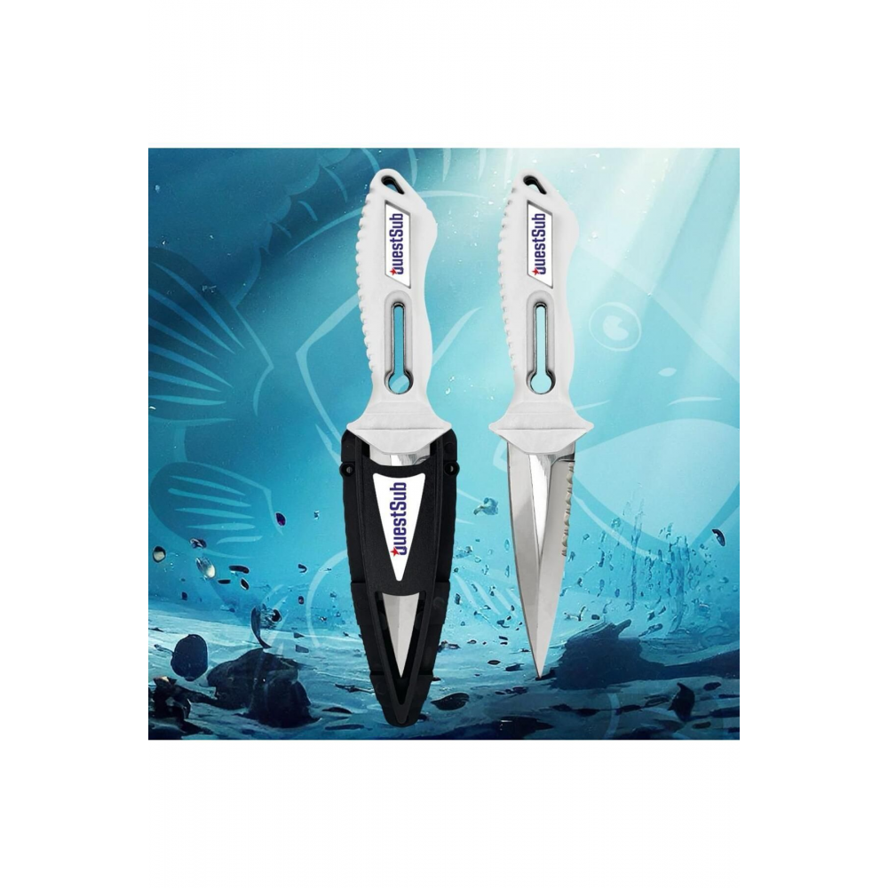 Medit Dalış Bıçağı Beyaz