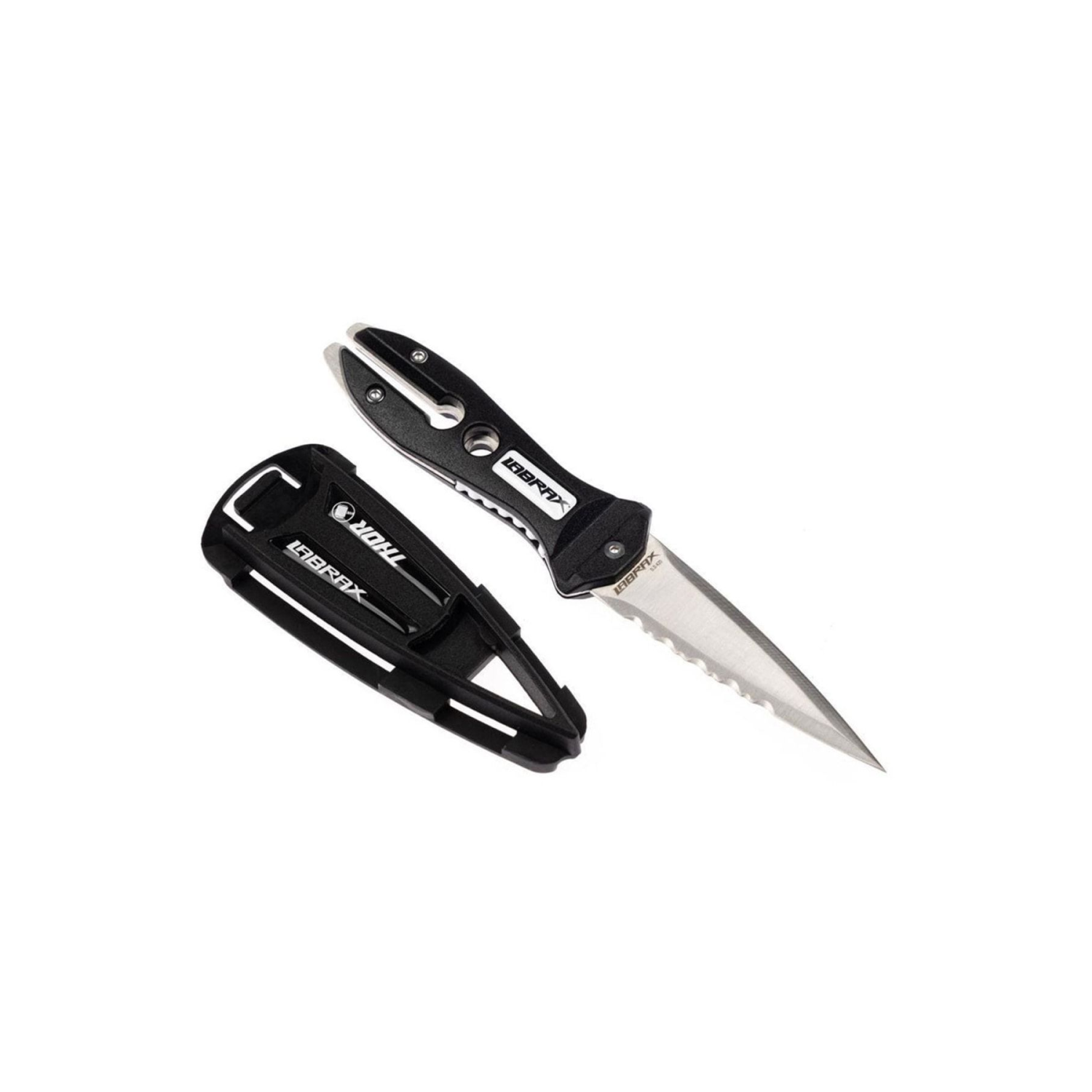 Thor Kakıçlı Dalış Bıçağı Siyah