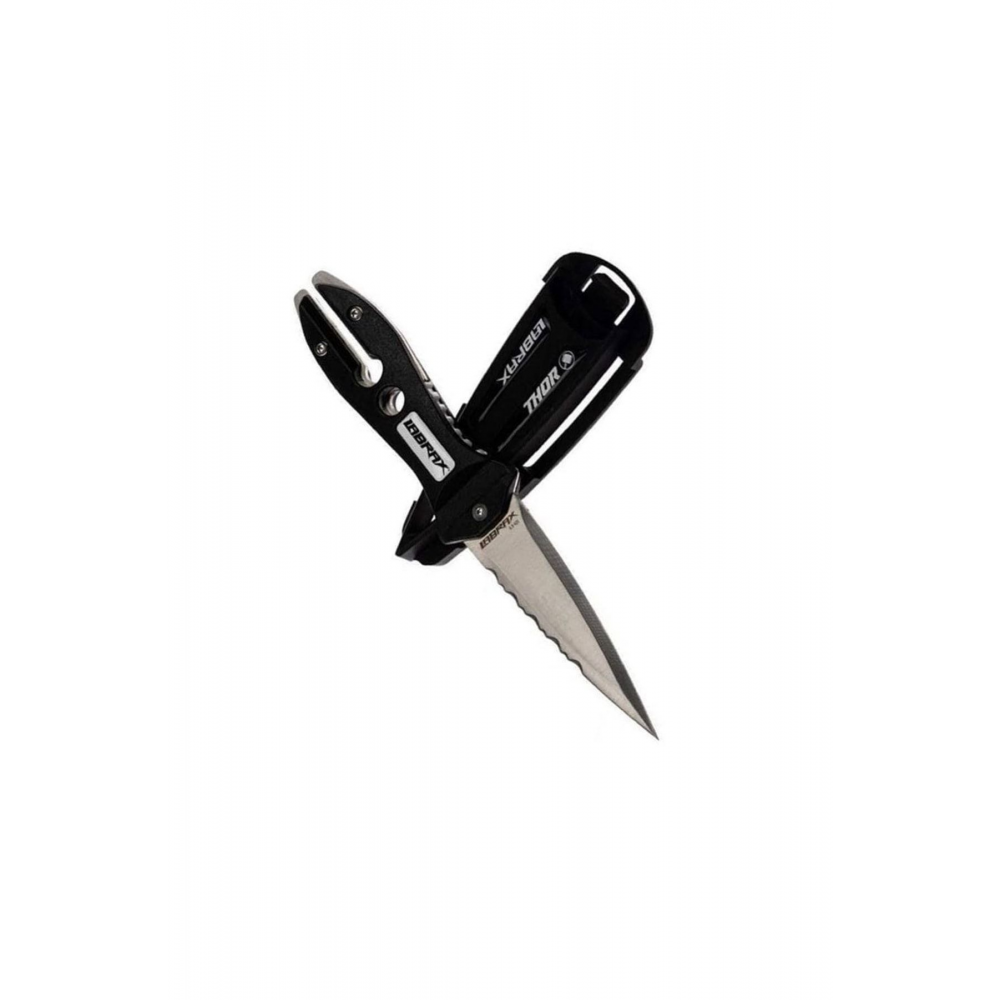Thor Kakıçlı Dalış Bıçağı Siyah