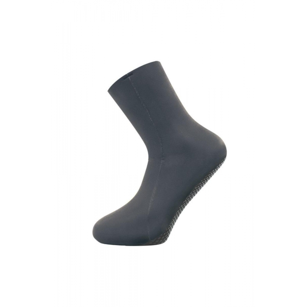 3mm Full Smooth Siyah Dalış Çorabı Beden 2xl