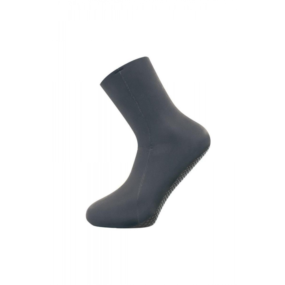 5mm Full Smooth Siyah Dalış Çorabı Beden M