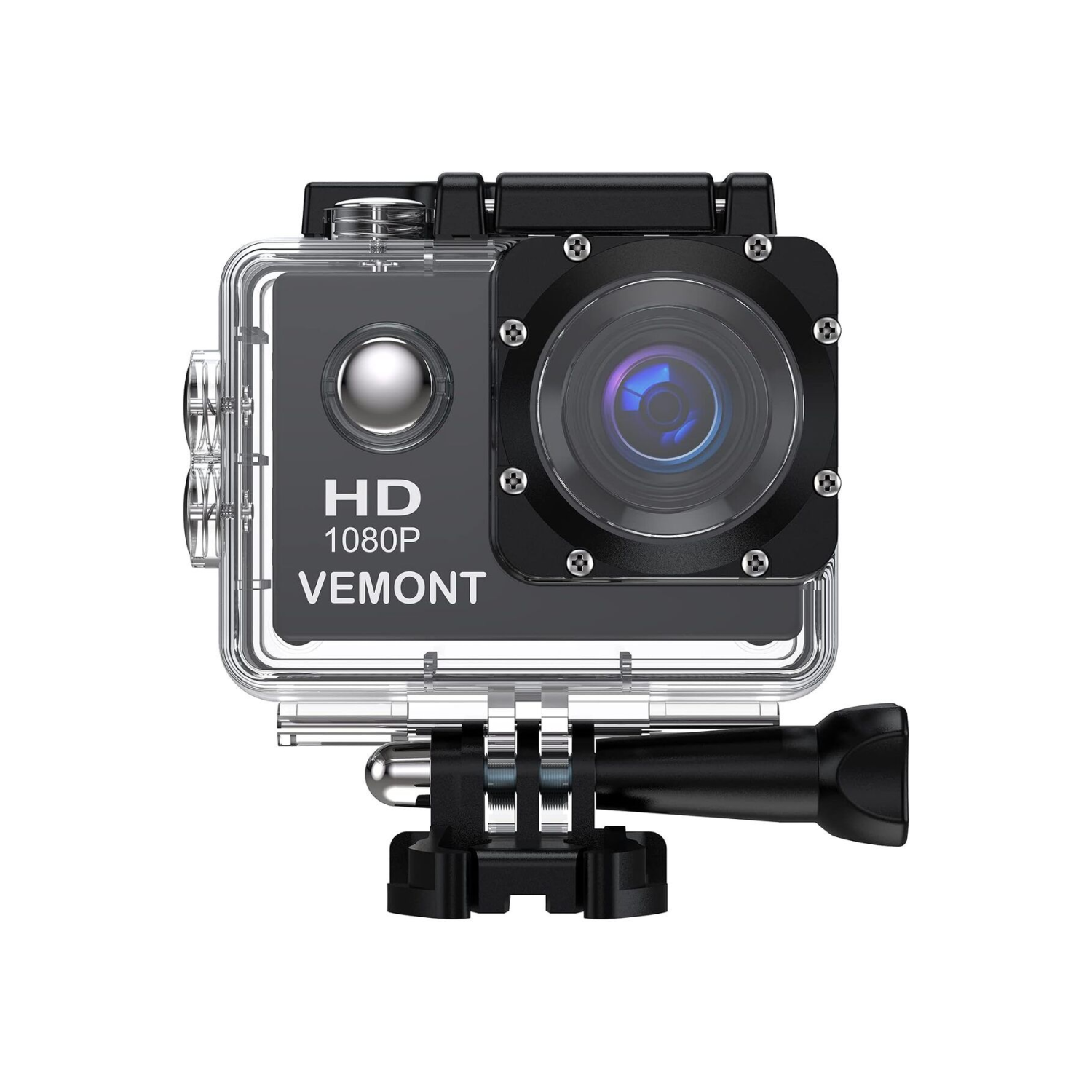 1080p 12MP Aksiyon Kamerası Full HD 2,0 İnç Ekran 30m/98ft Su Geçirmez Spor Kamerası