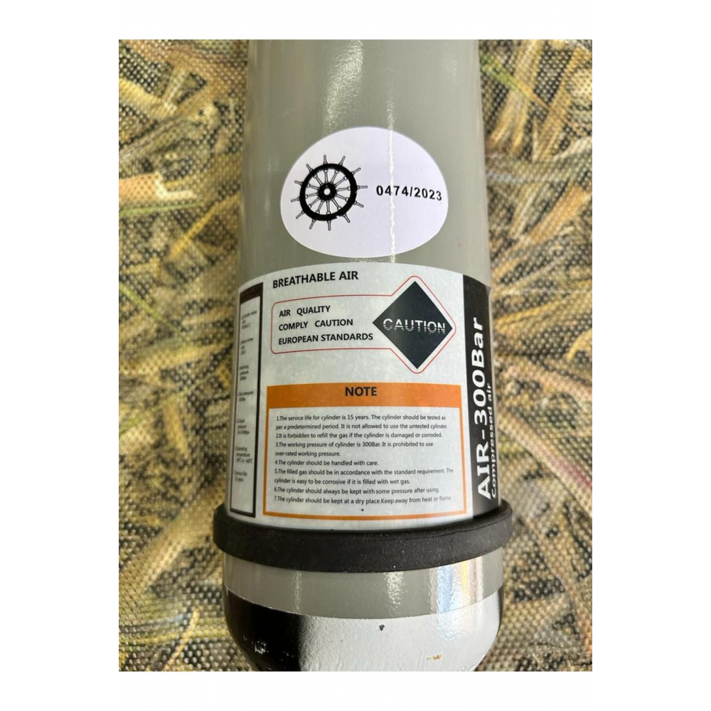 300 Bar 6 Litre Çelik Scuba Tüp