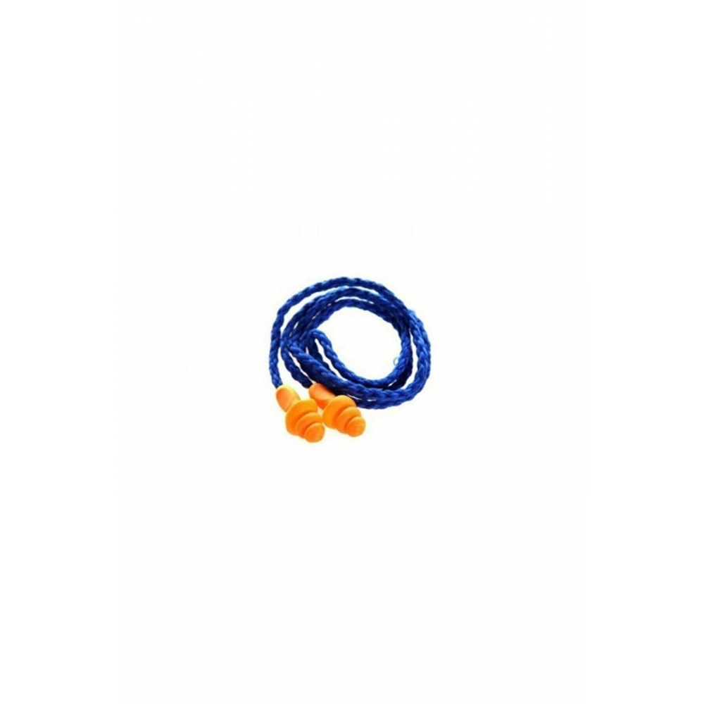 1 Çift Boyun Ipli Su Geçirmez Silikon Sünger 3m Kulak Tıkacı Ses Gürültü Yüzme Uyku Için Tıpa Tıkaç