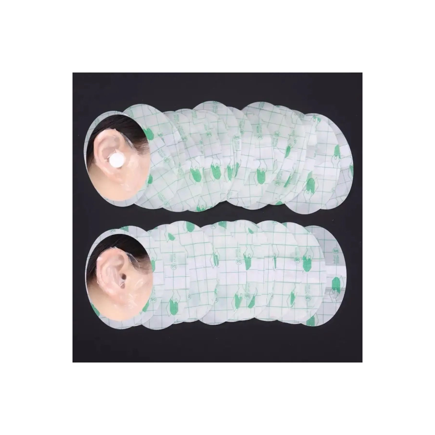 20 Adet Su Geçirmez Yapışkanlı Kulak Koruyucu | Tek Kullanımlık Kulak Koruyucu Bant Yüzme Duş