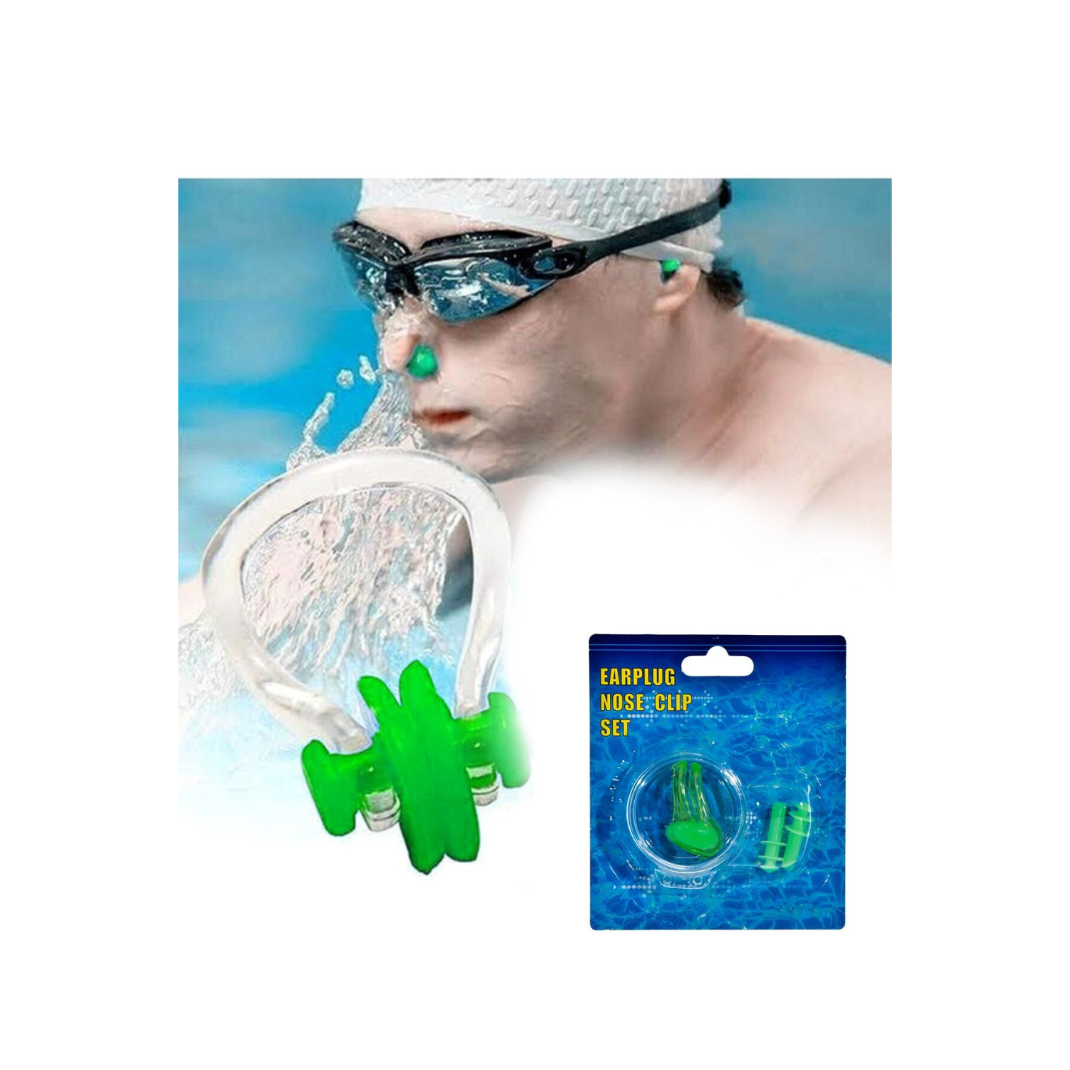 Profesyonel Su Ve Ses Geçirmez Tıkaç Kulak Ve Burun Tıpası Yüzme Duş Ve Uyku Için Uygun Tıkac