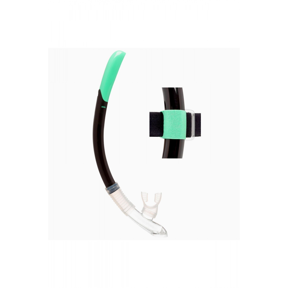 Yetişkin Şnorkel Seti - Siyah / Yeşil - R'Gomoove