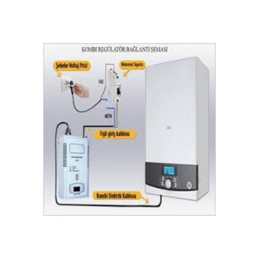 Baysallar Mikro Işlemcili Kombi Voltaj Regülatörü 500 Va