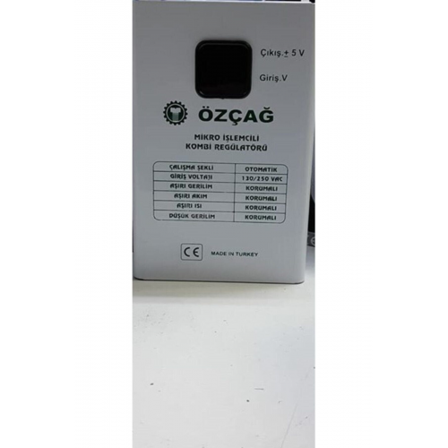 Mikro Işlemcili Kombi Ve Televizyon Voltaj Regülatörü