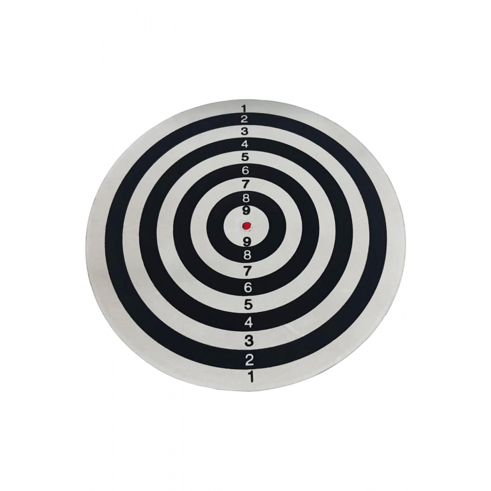 Flocked Dart Seti 45 Cm (18 İnç) Büyük Boy + 6 Dart Oku (18 Gr) Hedef Tahtası