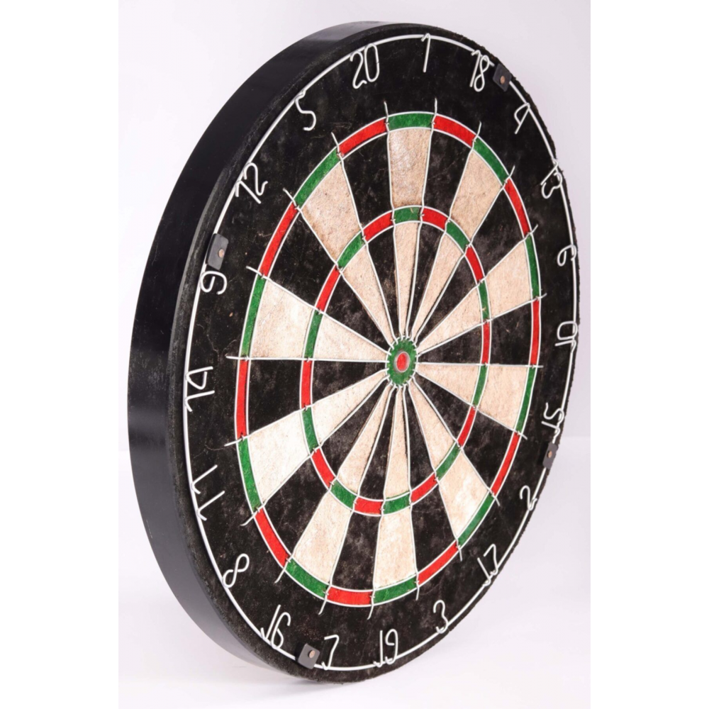 Sisal Dart Seti 45 Cm (18 İnç) Büyük Boy + 6 Dart Oku (18 Gr) Hedef Tahtası