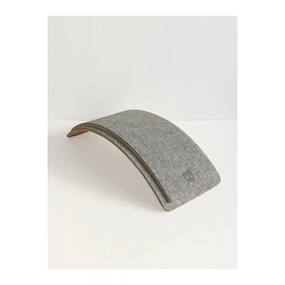 Parmak Korumalı Ve Keçe Kaplamalı Denge Tahtası, Montessori Board, Wobble Balance Board